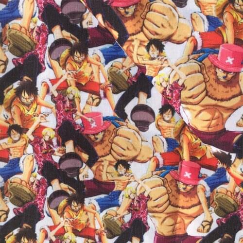 50*145cm OP Printed Polyester Cotton Fabric for Tissue Sewing Quilting Fabrics Needlework Material DIY Handmade,1Yc18273