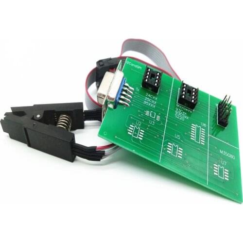 UPA USB Programmer Eeprom Reader Board Adapter with 8 Soic Clip Cable UPA-USB ECU Programming Prog Work Perfect Free Shipping