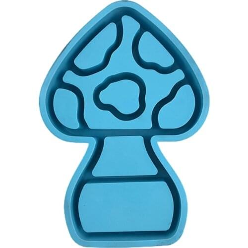 Mushroom Shaped Storage Shelf Epoxy Resin Mold Display Stand Silicone Mould DIY Jewelry Organizer Trinket Holder Mold