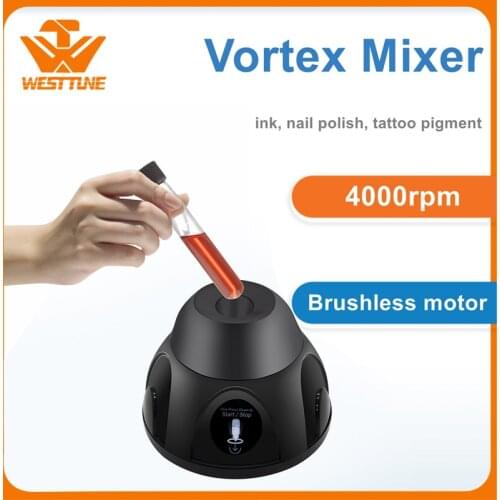 WTMX-4K Mini Vortex Mixer, Rotational Speed 4000rpm, Orbital Diameter 4.5mm, Nail Polish Ink/Tattoo Pigment Vibrating Machine