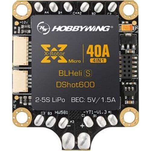 XRotor 4in1 Micro 40A 2-5 S BLHeli_S DShot600 Ready FPV Soporte DShot Carreras Sin Escobillas ESC/300/600 Para RC dron