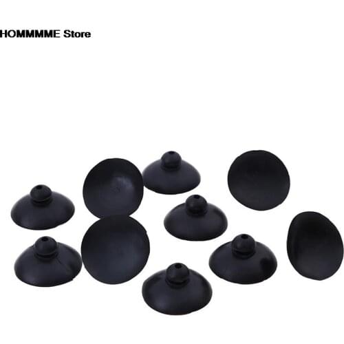 10pcs Black Soft Silicone Suction Cup Clip Sucker Holder Fish Aquarium Tank Pump Airline Pipe Tube Pet Supplies