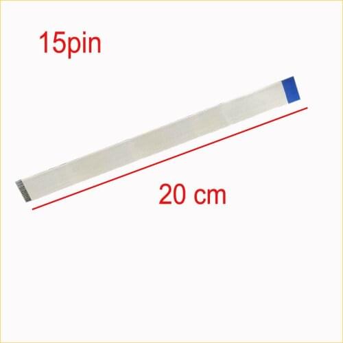 100 PCS Flex Cables FFC 15pin cable 1mm betwenn pin REVERSE 20 cm long