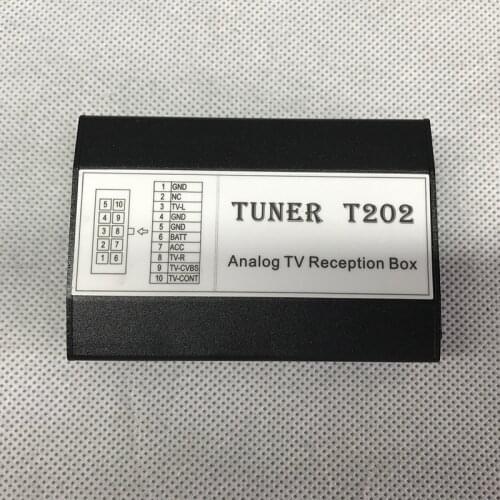 Car Analog TV Box SECAM TV PAL TV NTSC TV Receiver with 2 Antennas