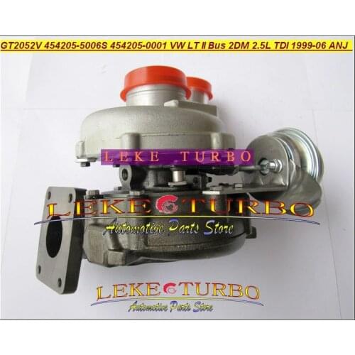 Free Ship GT2052V 454205-5006S 454205 074145701D Turbo Turbine Turbocharger For Volkswagen VW LT II Bus 2DM 1999-06 ANJ 2.5L TDI