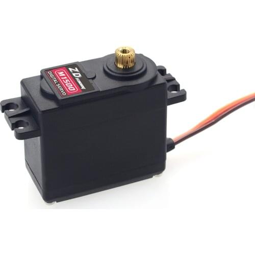 15KG Digital Servo High Torque Full Metal Gear Waterproof for RC Model DIY, M1500, Control Angle 180 Degrees