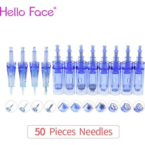 Dr pen A1 Needle 50 PCS Derma Pen Cartridge 9 12 36 pin Nano Needles Micro Needle Drag Nano Cartridge For Dr Pen Ultima A1 Pen