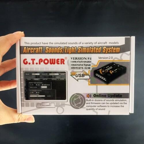 G.T.Power Aircraft Simulated Sounds Light System V1 For RC Airplane
