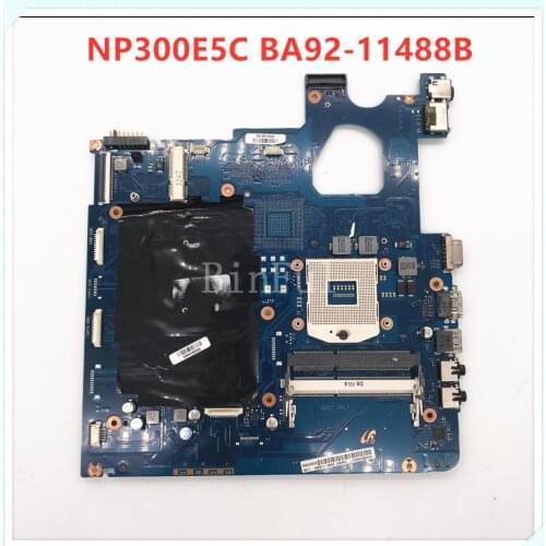 For SAMSUNG NP300E5C NP300E5X BA92-11488A BA92-11488B Laptop Motherboard PGA 989 SLJ8F HM77 MB 100% full Working well