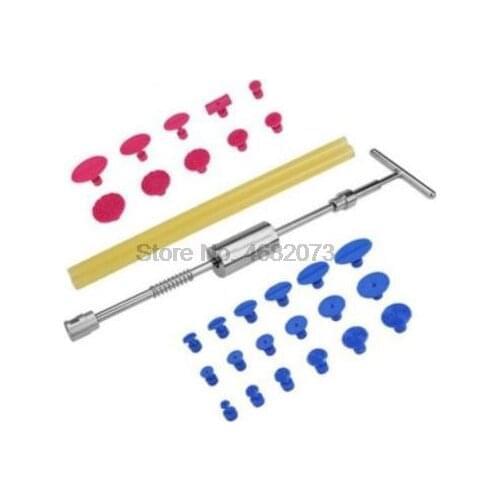 By DHL or Fedex 10sets PDR Tools Kit Dent Puller Slide Hammer Reverse Hammer PDR Glue Tabs Fungi Suction Cup Dent Repair