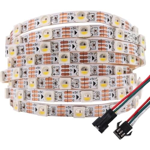 DC5V Addressable SK6812 RGB Led Pixel Strip RGBW RGBWW RGBNW WWA MINI 3535 5050 1m 2m 60LEDs/m 4mm 5mm FPC 60pixels/M as WS2812B
