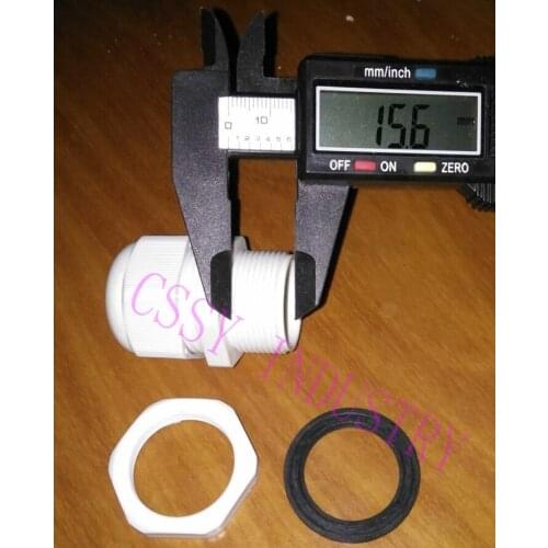 50 piece/lot PG21 longtype plastic cable gladns nylon66 material PG type