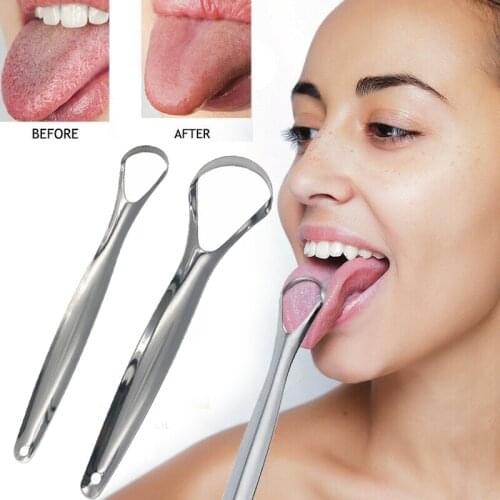 New Tongue Scraper Cleaner Fresher Breath Bad Breath Sweeper Coated Toothbrush Dental Oral Hygiene