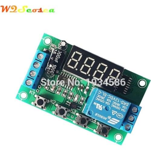 Adjustable Voltage Detection Charging Discharge Monitor 12V Relay Timer Delay Switch Over Under Voltage Protection Module Alarm