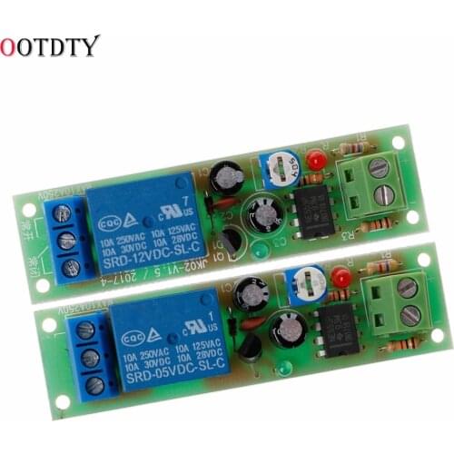 NE555 Relay DC 12V Timer Adjustable Delay Turn Off ON Switch Time Relay Module New 2018