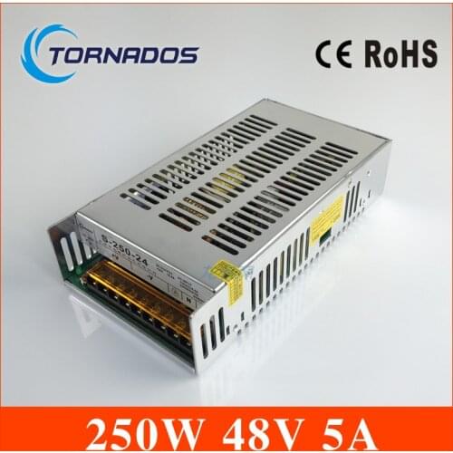S-250-48 5A 48V 240W switching power supply, 48V LED power supply, factory direct sales AC to DC transformer
