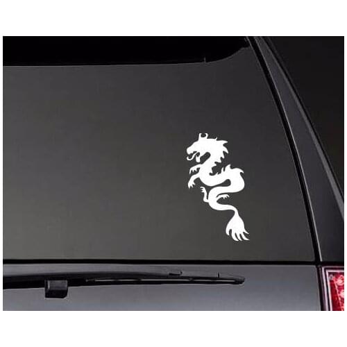 Swirly Dragon Dragon Stickers Window Decal Vinyl Car Decals Modern Bumper Pattern ZP0469