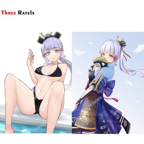 Three Ratels A339 Transcendent Bikini Girls Ayaka Genshin Impact Swimsuits Vuxer Sticker From Maker Waterproof Car Decal
