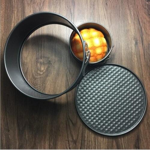 1PC Carbon Steel Round Circle Cake Mold Removable Bottom Cookie Cake Baking Tool DIY Kitchen Bakeware Oven Home Baking ELB 101