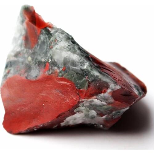 1PC Natural African Blood Rockstone Minerals Specimen Irregular Shape Roughstone Raw Material for Carving Healing Home Decor