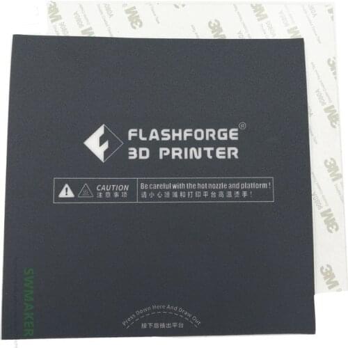 2pcs Flashforge Adventurer 3 3D Printer Dark grey Heated Bed Tape Print Sticker Build Plate Tape