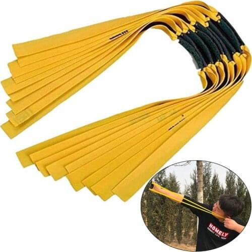 5Pcs Slingshot Rubber Bands Powerful Resilient Rubber Catapult Latex Flat Elastic Band for Hunting Shooting Game