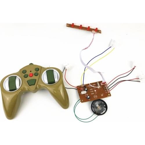 6CH 2.4Ghz 30 Meter Radio Transmission Remote Control Receiver Board for DIY Tank Ship