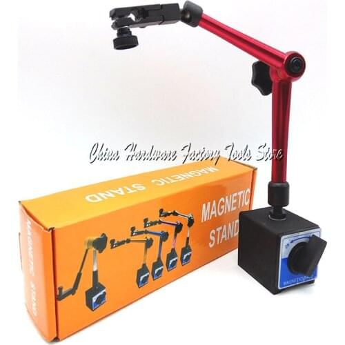 Big Universal Flexible Magnetic Base Holder Stand & Dial Test Indicator Tool New Arrival red color
