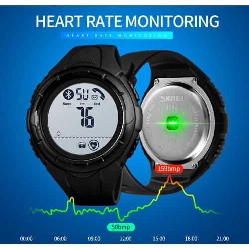 SKMEI 2020 Waterproof Mens Watches New Fashion Casual LED Digital Outdoor Sports Watch Men Multifunction Bluetooth Wrist watches