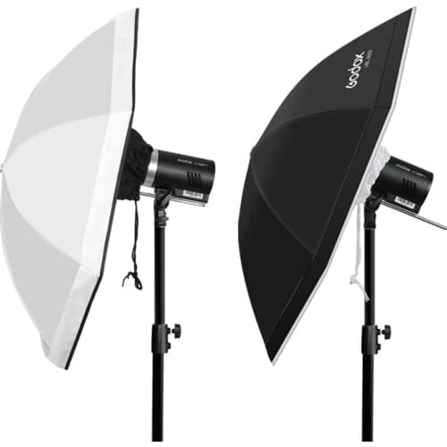 Godox 85cm Black White Reflective Umbrella Studio Lighting Light Umbrella Softbpx with Large Diffuser Cover dizfraz halowe