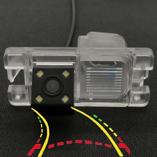 Intelligent Dynamic Trajectory Tracks Car Rear Camera For Mitsubishi Pajero Pinin TR4 iO America version/L200 Triton 2015-2017