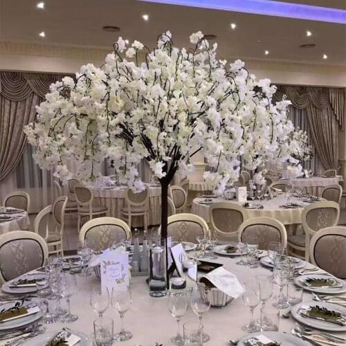 Artificial Cherry Tree Simulation Plant Wedding Party Festival Desktop Decoration Fake Tree Festival Stage Outdoor Garden Decor