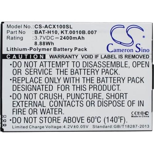 Cameron sino battery for Acer Liquid X1, S53，BAT-H10, KT.0010B.007