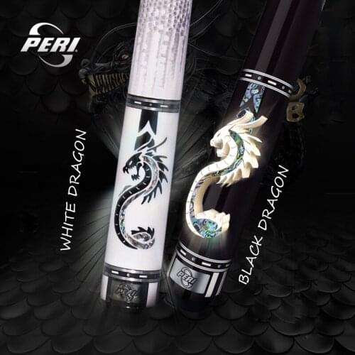PERI Xuanmu Series Black Dragon White Dragon Big Tip Billiard Cue Fancy Nine Cue Chinese Black Eight Table Cue