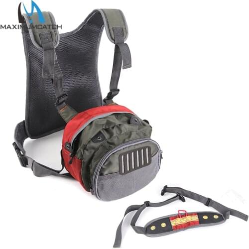 Maximumcatch KAH Light Weight Adjustable Fly Fishing Chest Pack Outdoor Multifunction Fishing Bag