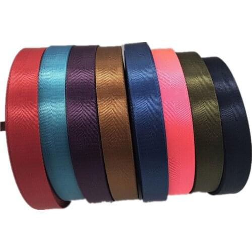5Meters 25-50mm Nylon Webbing For Backpack Strap Car Seat Belt Ribbon Webbing DIY Garment Binding Tape Sewing Accessories