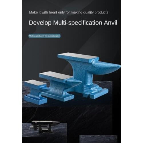 Single Horn Anvil Cast Steel Anvil Blacksmith Forge Tools and Equipment Anvil Rugged Round Horn Anvil Blacksmith Jewelers