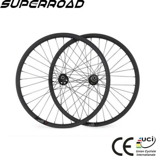 Promotion Price 35mm Wide 25mm Deep 29er Mountain Bike Wheel MTB Carbon Clincher Tubeless Wheels