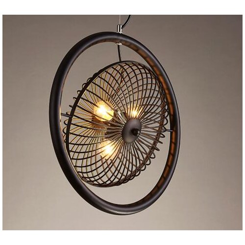 Industrial American Style Country Retro Creative Individual Clothing Shop Cafe Net Cafe Restaurant Electric Fan Chandelier