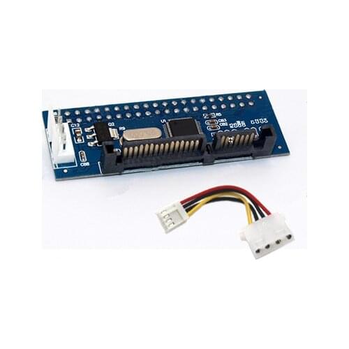 Old-Fashioned Hard Drive Optical Drive Parallel to Serial Port IDE to SATA Connector Adapter Card for Desktop Video Recorder