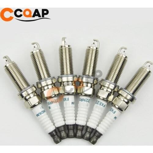 6PCS 22401-EW61C Spark Plug Dual Iridium fit for Nissan Altima Maxima Infiniti Q40 EX35 EX37 FX35 FX37 Q50 Q70 QX60 FXE22HR11