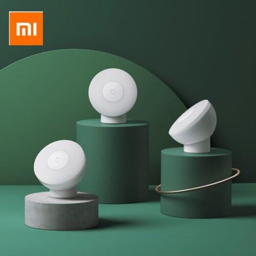 Xiaomi Mijia Led Induction Night Light 2 Lamp Adjustable Brightness Infrared Smart Human body sensor with Magnetic base