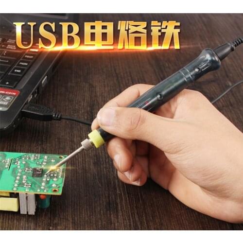 USB Soldering Iron Professional Electric Soldering Irons Rapid Heating Tools For DIY Soldering Jobs With Indicator Light