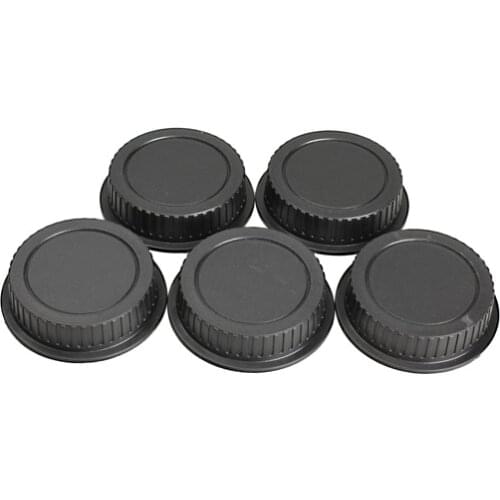 Rear Lens Cover 5Pcs Rear Lens Cap Dust Cover For Canon EF ES-S EOS Series Lens Black Plastic Dust, Lens Installation Protection