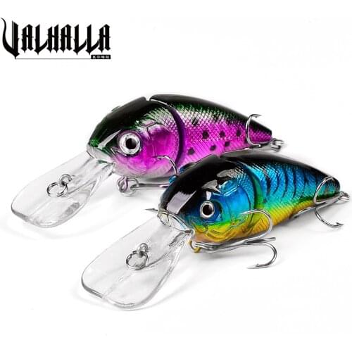 New 1pcs 8.5cm 14g 2 Sections Fishing Minnow Lure Artificial Bait Treble Hooks Fishing Tackle Fishing Crankbait lure