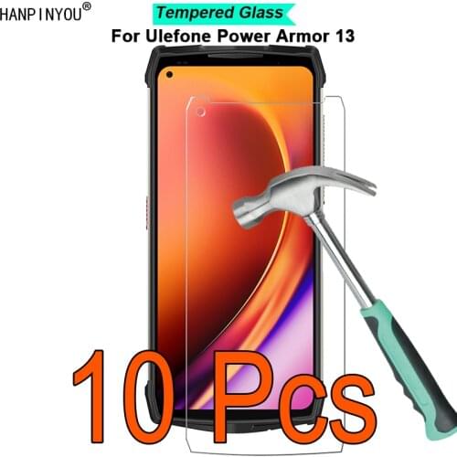 10 Pcs/Lot For Ulefone Power Armor 13 Armor13 9H Hardness 2.5D Toughened Tempered Glass Film Screen Protector Protect Guard