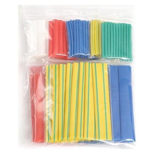 164pcs Set Shrinking Cable Tube Heat-Shrink-Tubing-Wire-Cable Sleeving