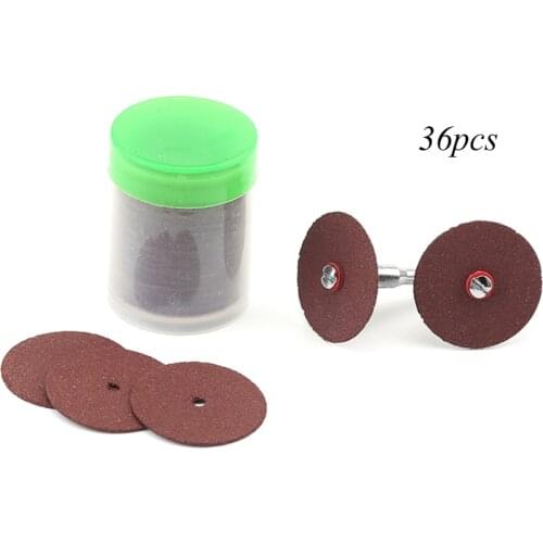 36pcs Mini 24mm Resin Cutting Plate Grinding Wheel Cutting Blade Metal Plastic Cutting High Quality On Sale