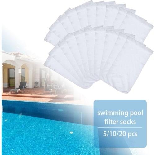 5/10/20pcs Filter storage pool skimmer socks nylon swimming pool filter socks for baskets and skimmers Pool Supplies