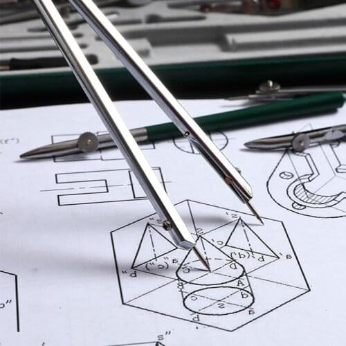 9 /15pcs Mechanical Drawing Tools Multi Piece Round Gauge Set For Students Drawing Mechanical Drawing Tools Office Stationery